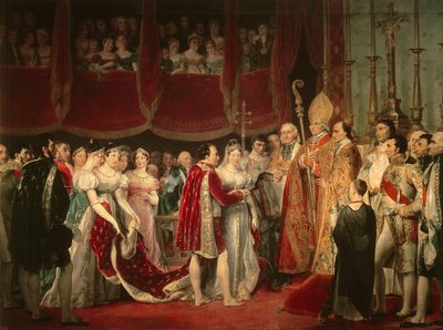 La cérémonie de mariage de Napoléon Ier et de l